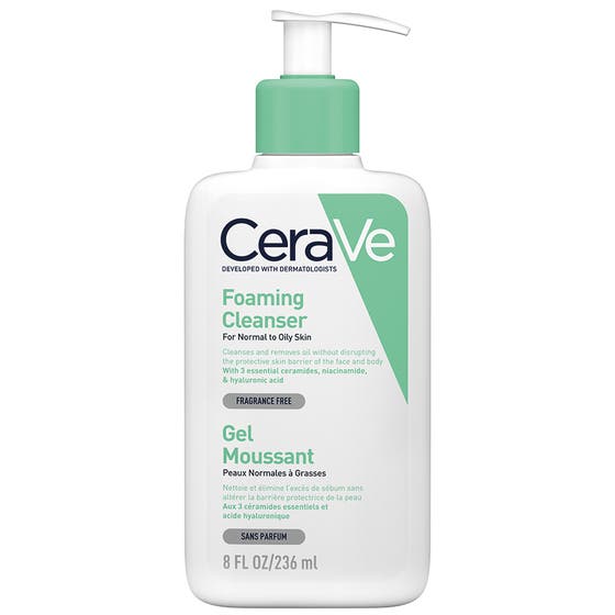 Foaming cleanser