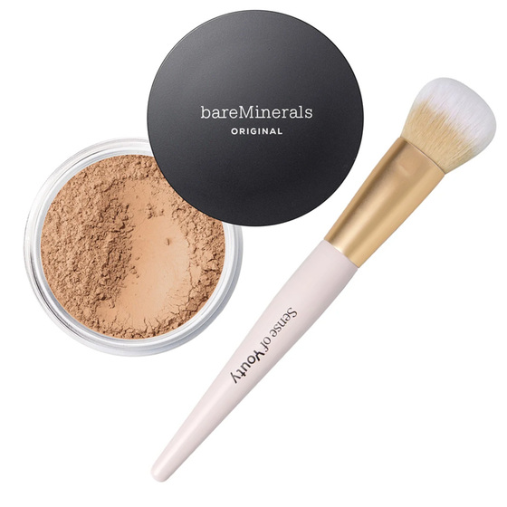 Original Foundation Medium Beige & SoY Foundation Brush