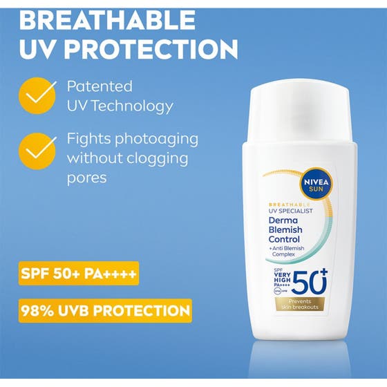 UV Face Specialist Blemish Control SPF50+