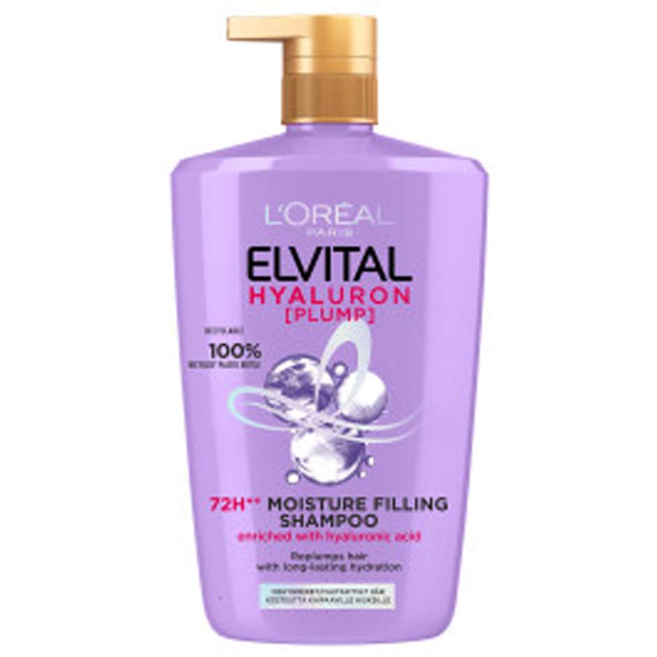 Elvital Hyaluron Plump Shampoo 1000 ml L’Oréal Paris Schampo