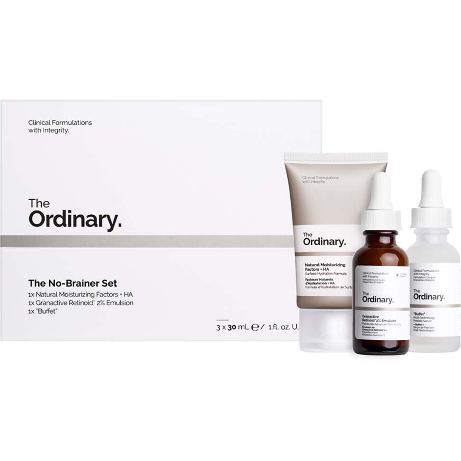 The No-Brainer Set, 30 ml The Ordinary Set / Boxar