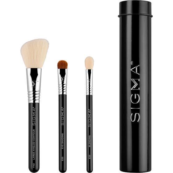 Essential Trio Brush Set - Black