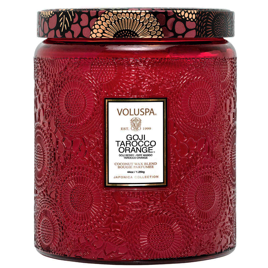 Luxe Jar Candle Goji Tarocco Orange, 1250 g Voluspa Doftljus