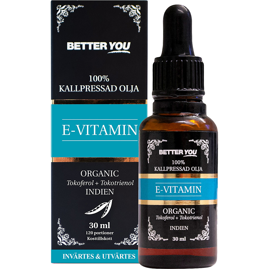 E-vitaminolja EKO Kallpressad 30 ml Better You Kroppsolja