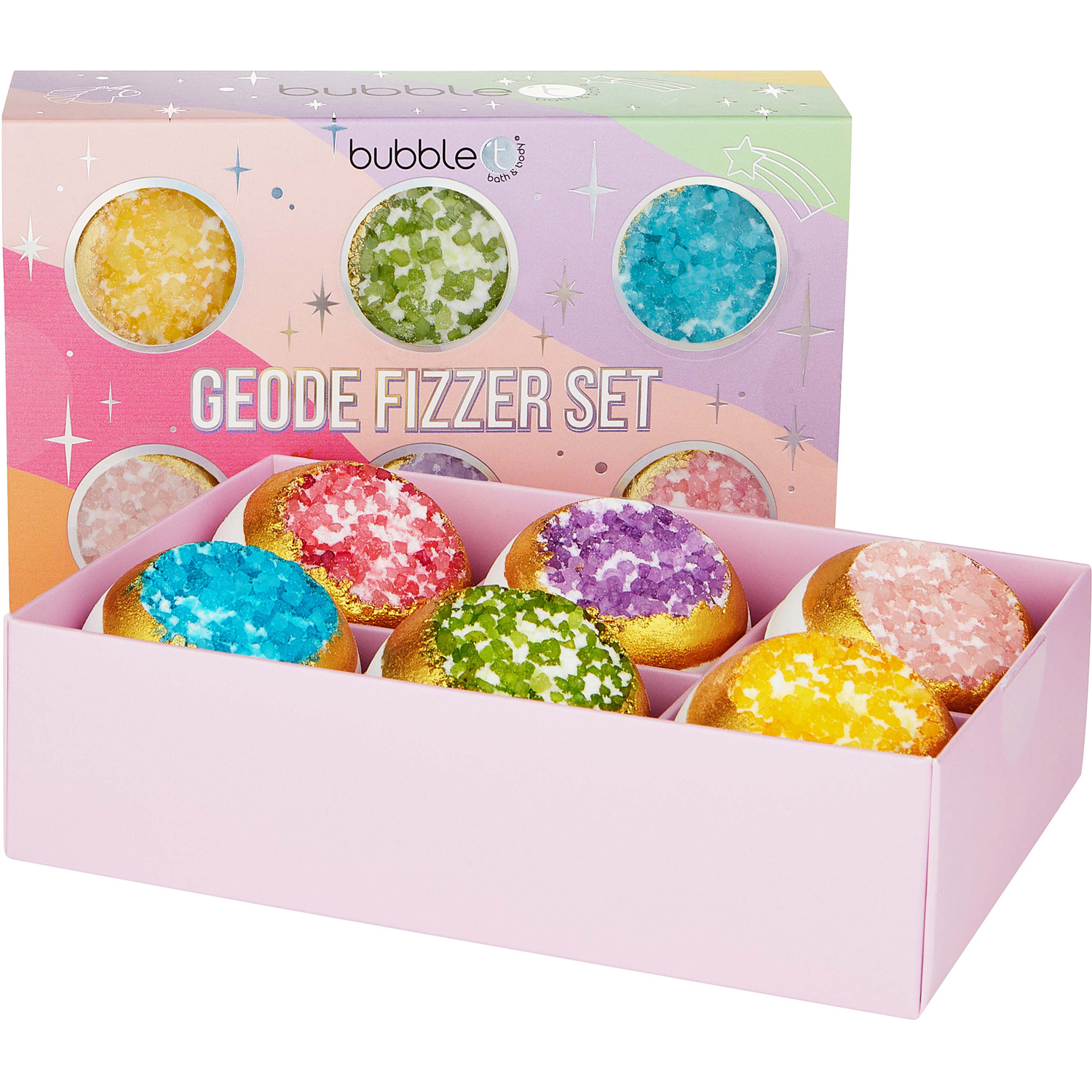 Rainbow Bath Fizzer Set