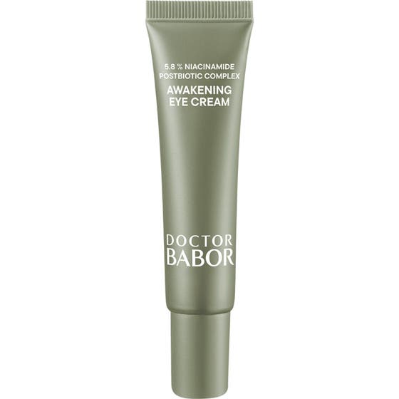 Doctor Babor Cleanformance Awakening Eye Cream 15 ml lystergivande ögonkräm mörka ringar i grön tub med vit kork