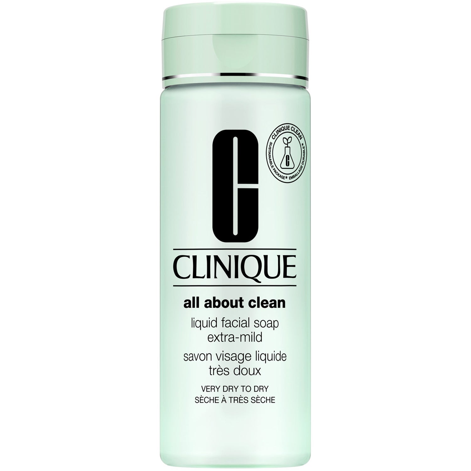 Clinique All About Clean Liquid Facial Soap Extra-Mild Very Dry To Dry Skin