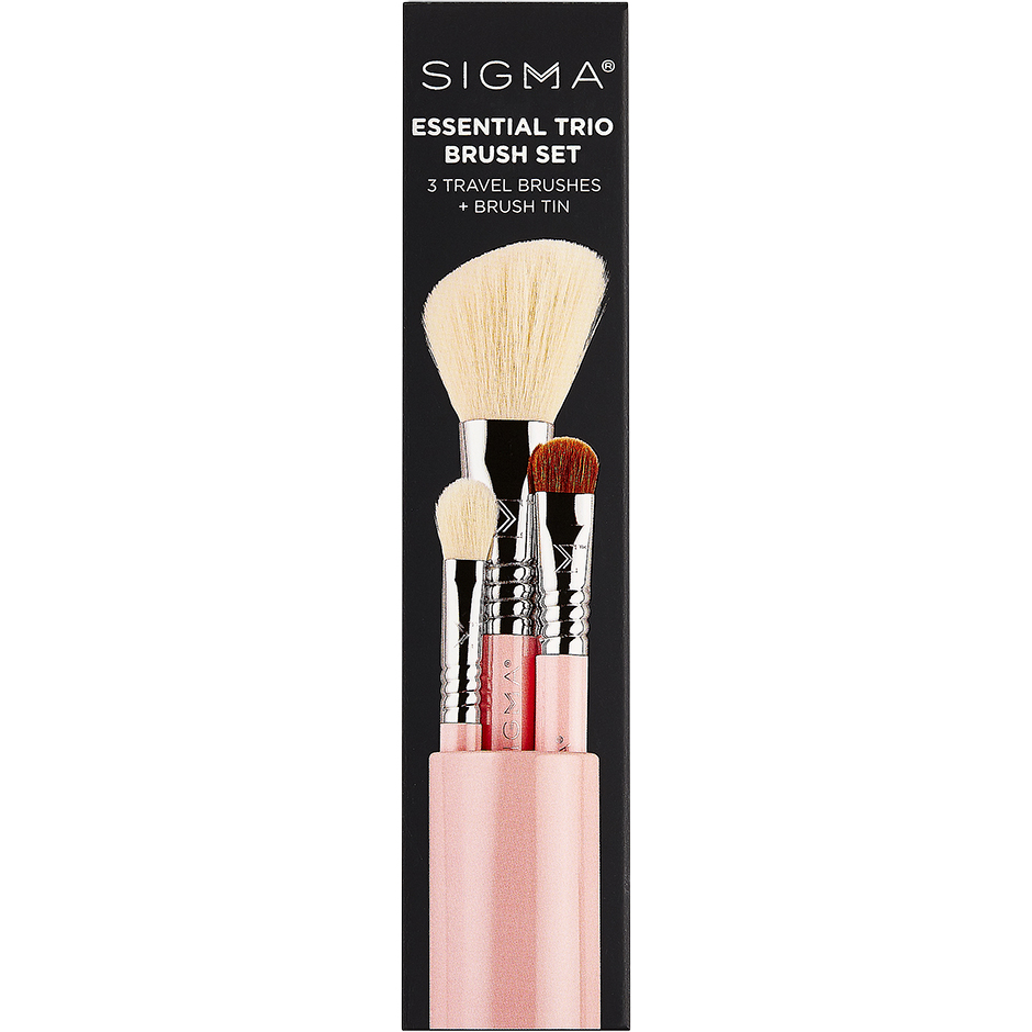 Essential Trio Brush Set - Pink,  Sigma Beauty Borstar & Penslar