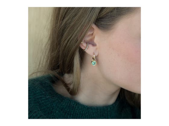 Swarovski Creol Earrings With Swarocski Crystal