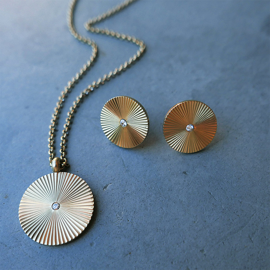 Steel Necklace Steel Gold
