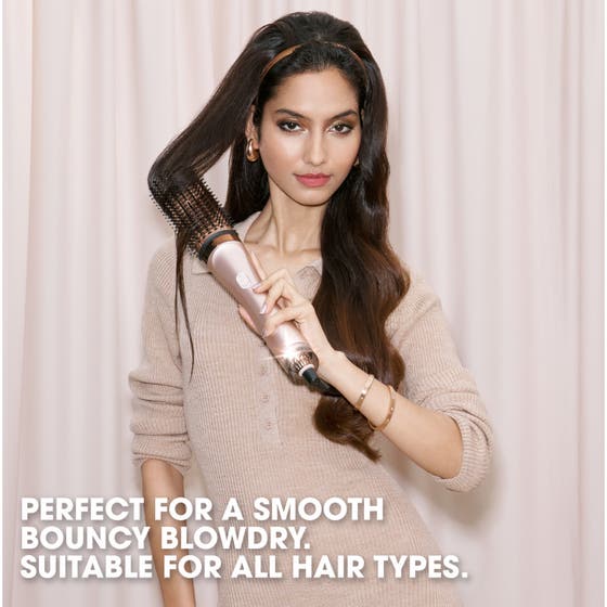 Duet Blowdry 2-in-1 Hair Dryer Brush - Festive Gift Set In Cashmere Beige