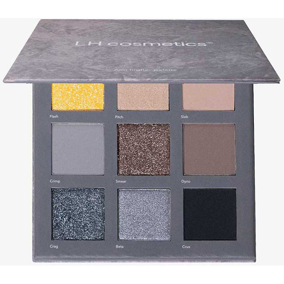 LH cosmetics Aim Higher Palette Flash, Pitch, Slab, Crimp, Smear, Dyno, Crag, Beta, Crux - 9 g