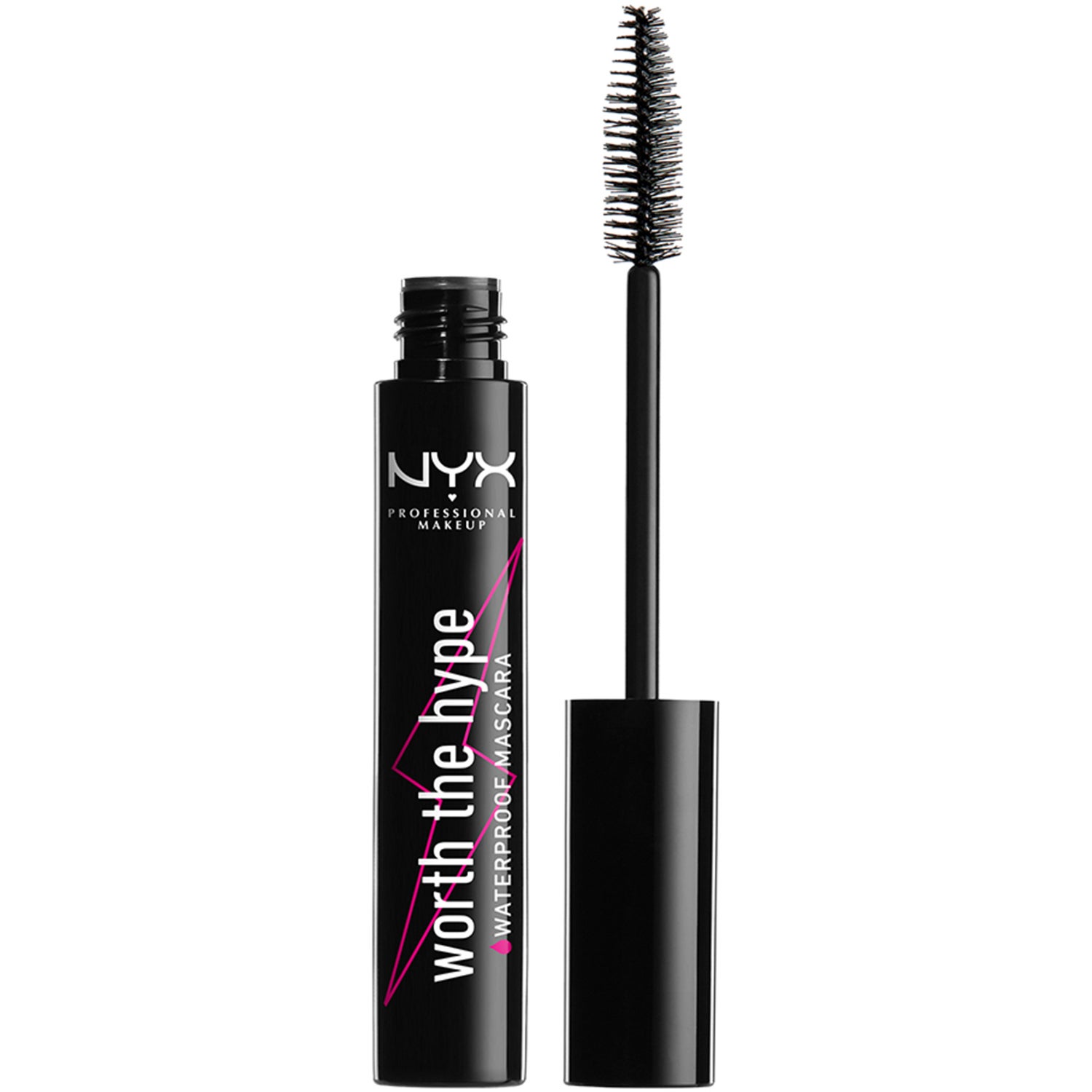 NYX Professional Makeup Worth The Hype Color Waterproof Mascara Black - 7 ml