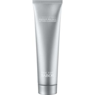 Doctor Babor Barrier Balance Lotion Cleanser 200 ml rengöringslotion i en stilren silvergrå tub.