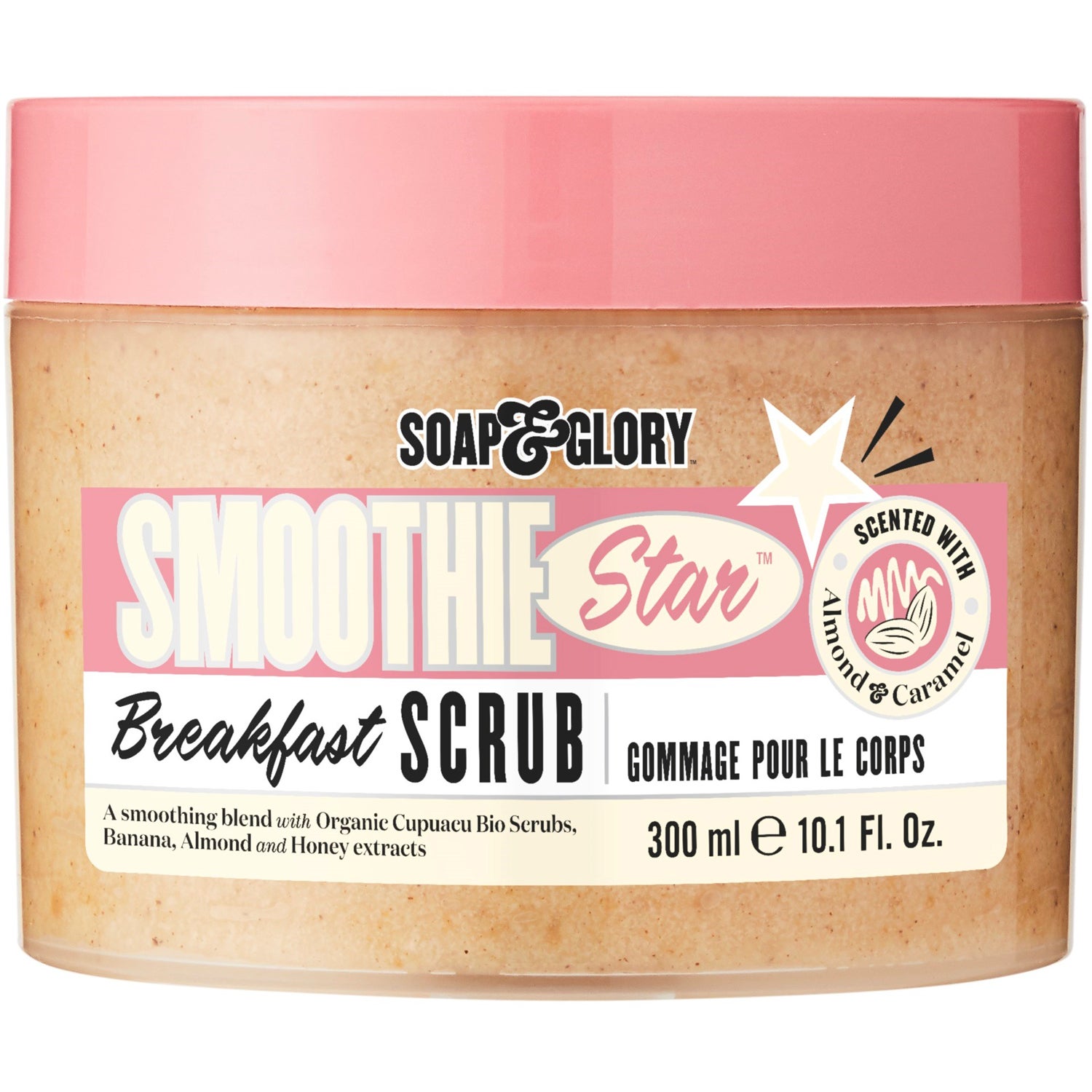 Soap & Glory Smoothie Star Body Scrub for Exfoliation and Smoother Skin Body Scrub - 300 ml