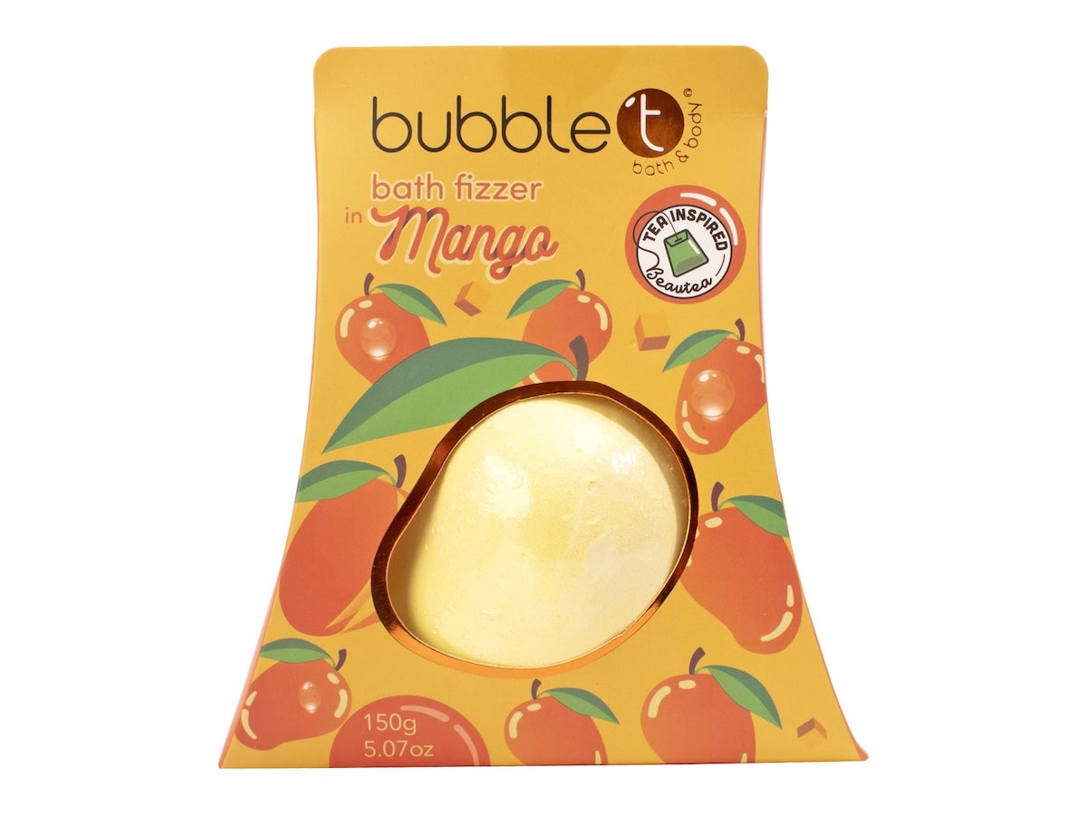 BubbleT Fruitea Bath Fizzer Mango