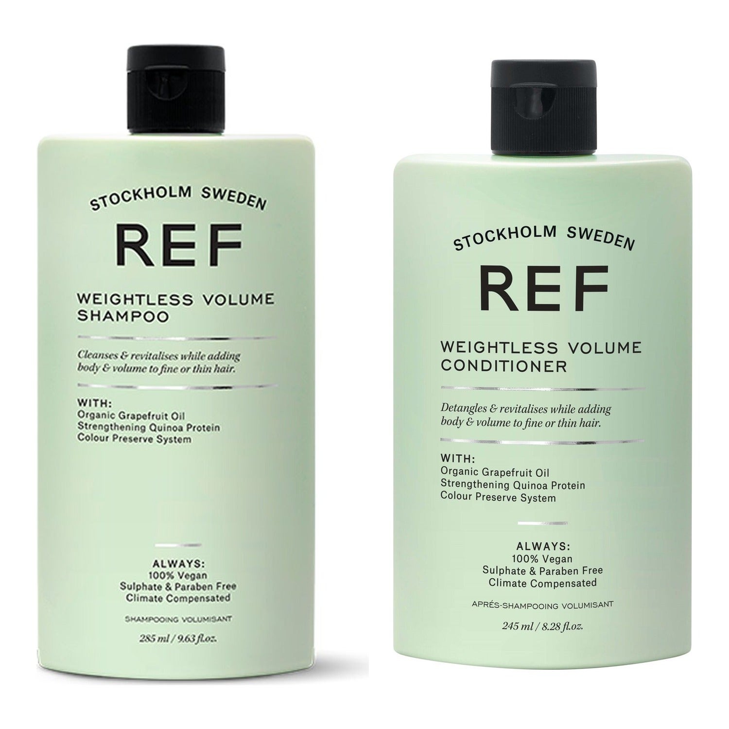 Ref Stockholm REF Stockholm Weightless Volume Set 285ml Shampoo & 245ml Conditioner - 530 ml parfym