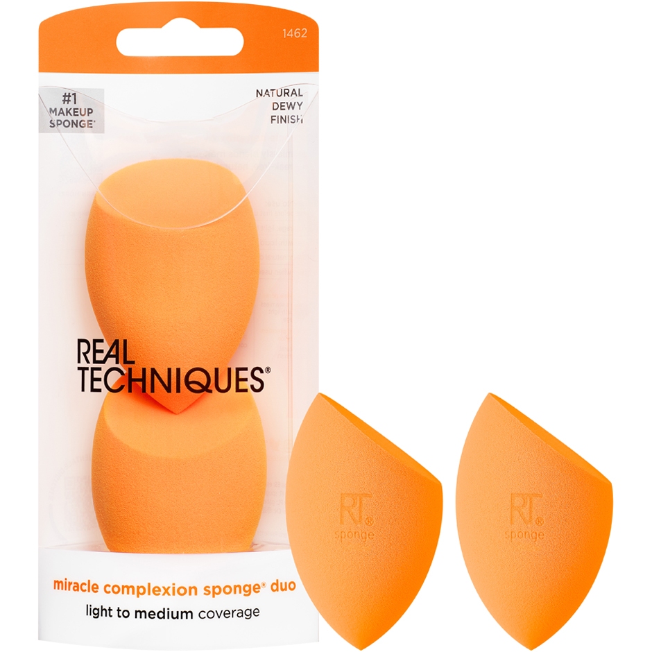 Real Techniques Miracle Complexion Sponge Duo, Real Techniques Sminksvampar