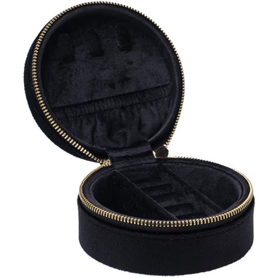 Velvet Jewellery Box Round