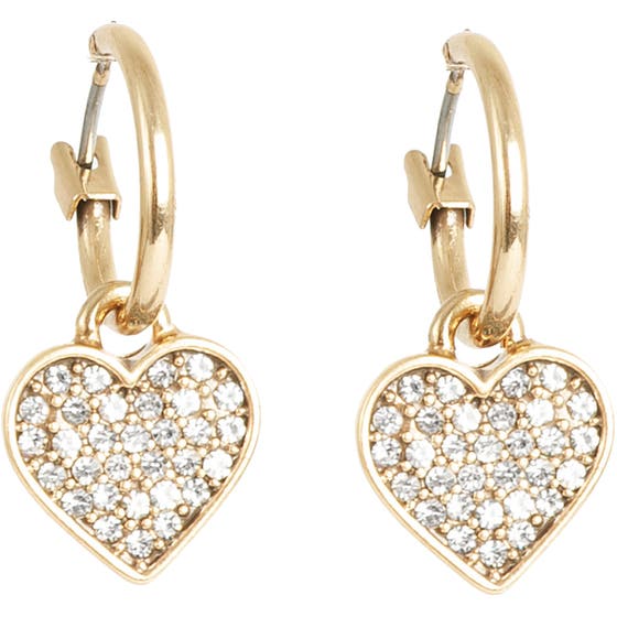 Fizzy Color Heart Creol Gold Clear