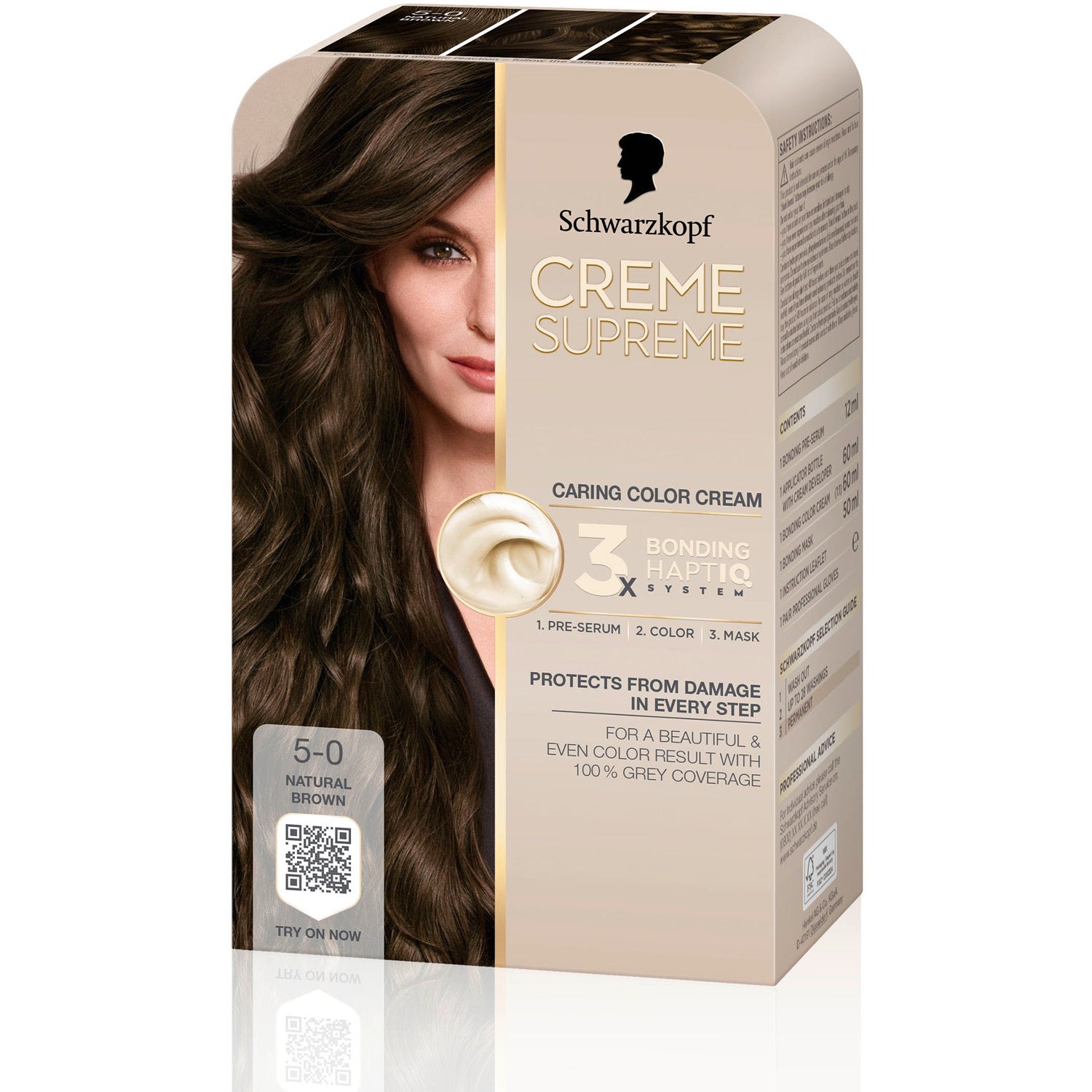 Schwarzkopf Schwarzkopf Creme Supreme 5-0 Natural Brown - 1 pcs parfym