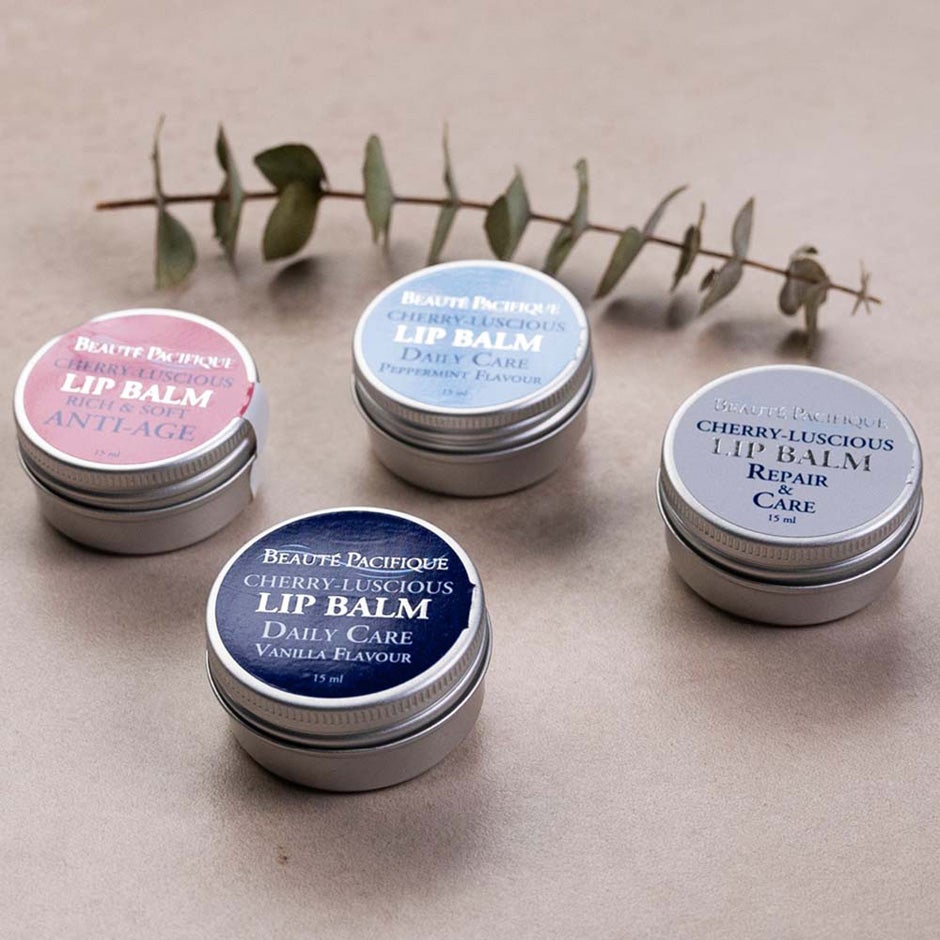 BeautéPacifique Cherry-Luscious Lip Balm Daily Care Vanilla Flavor