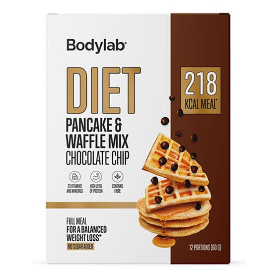 Diet Pancake & Waffle Mix Box Chocolate Chip