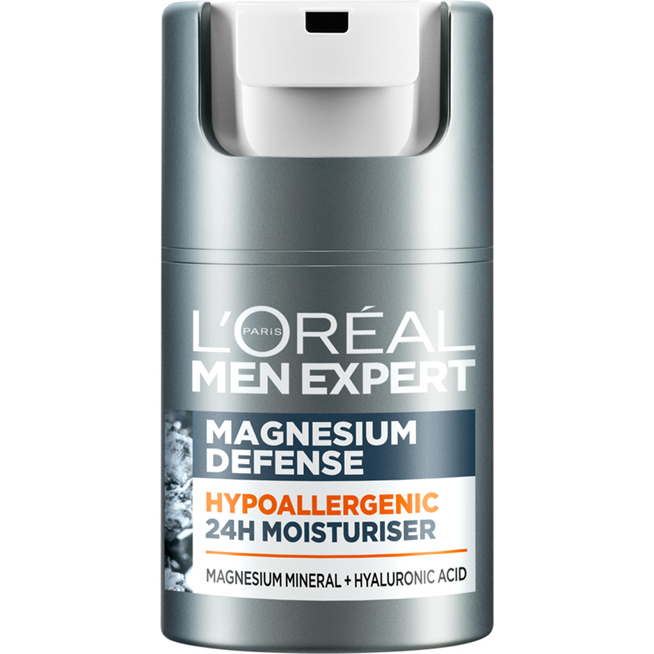 Men Expert Magnesium Defence Hypoallergenic, 50 ml L'Oréal Paris Ansiktskräm för män