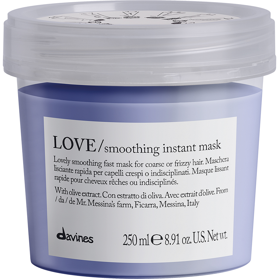 Essential Love Smoothing Instant Mask 250 ml Davines Hårvårdstillbehör