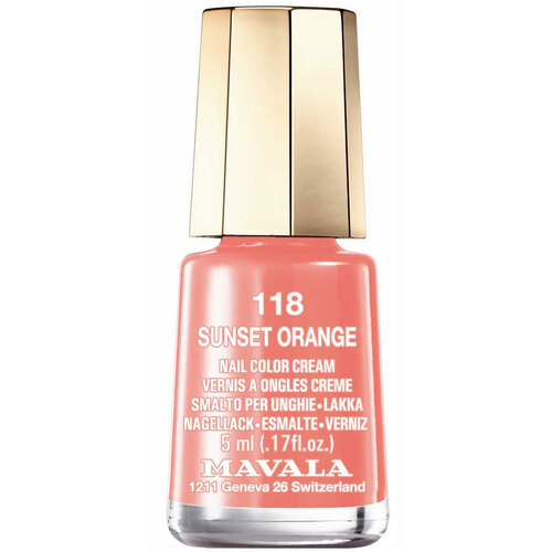 Mavala Nail Color Cream, 118 Sunset Orange