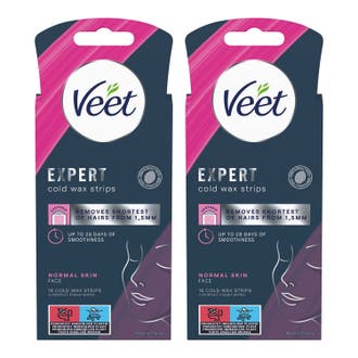 Cold Wax Strips Face Duo