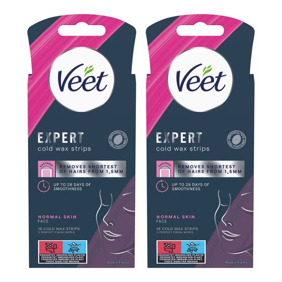 Cold Wax Strips Face Duo