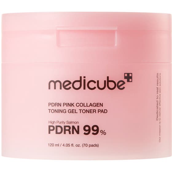 PDRN Pink Collagen Toning Gel Toner Pad