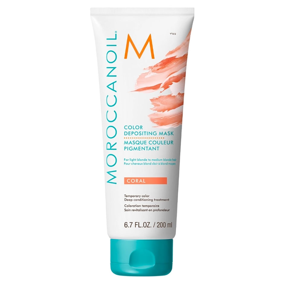 Color Depositing Mask Coral, 200 ml Moroccanoil Hårinpackning