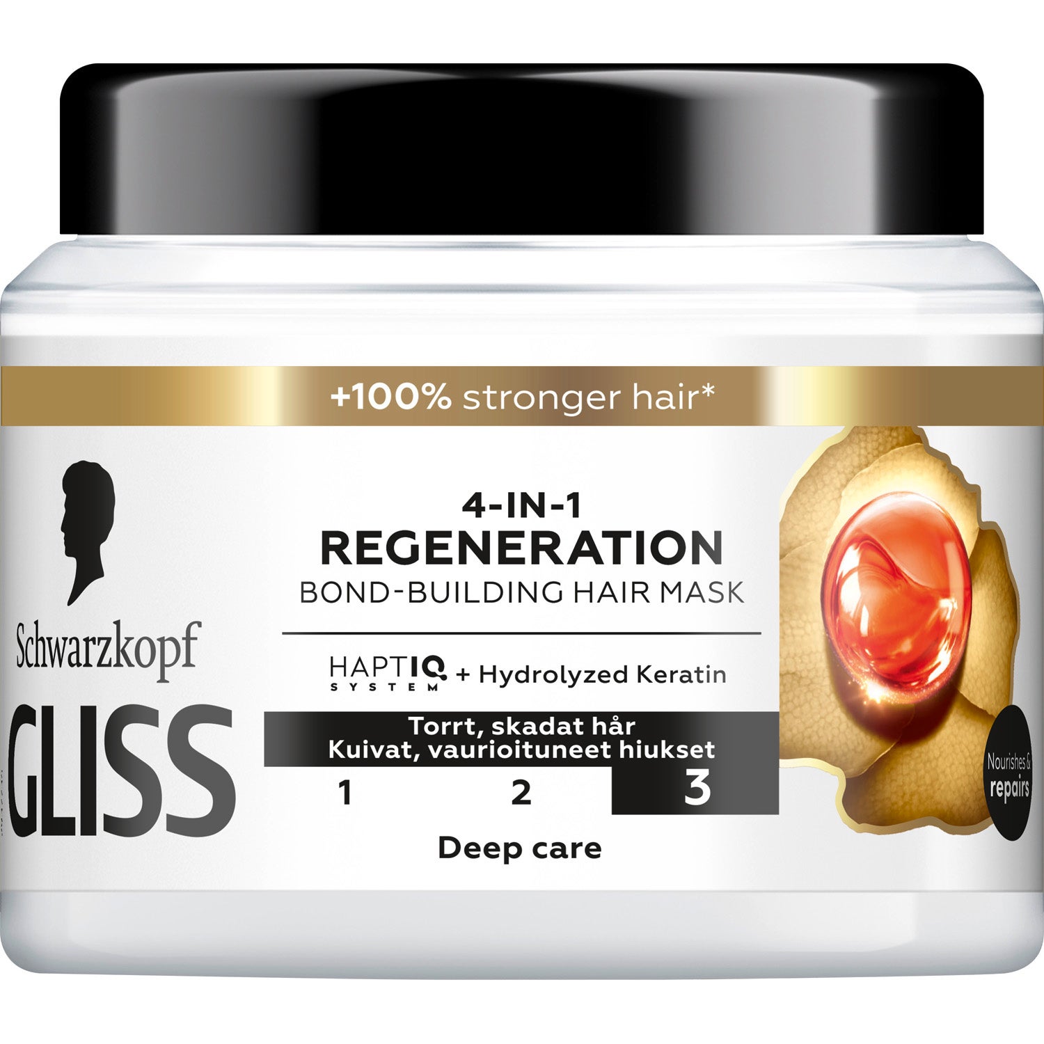 Schwarzkopf Schwarzkopf Gliss 4-In-1 Regeneration Bond-Building Hair Mask 400 ml parfym