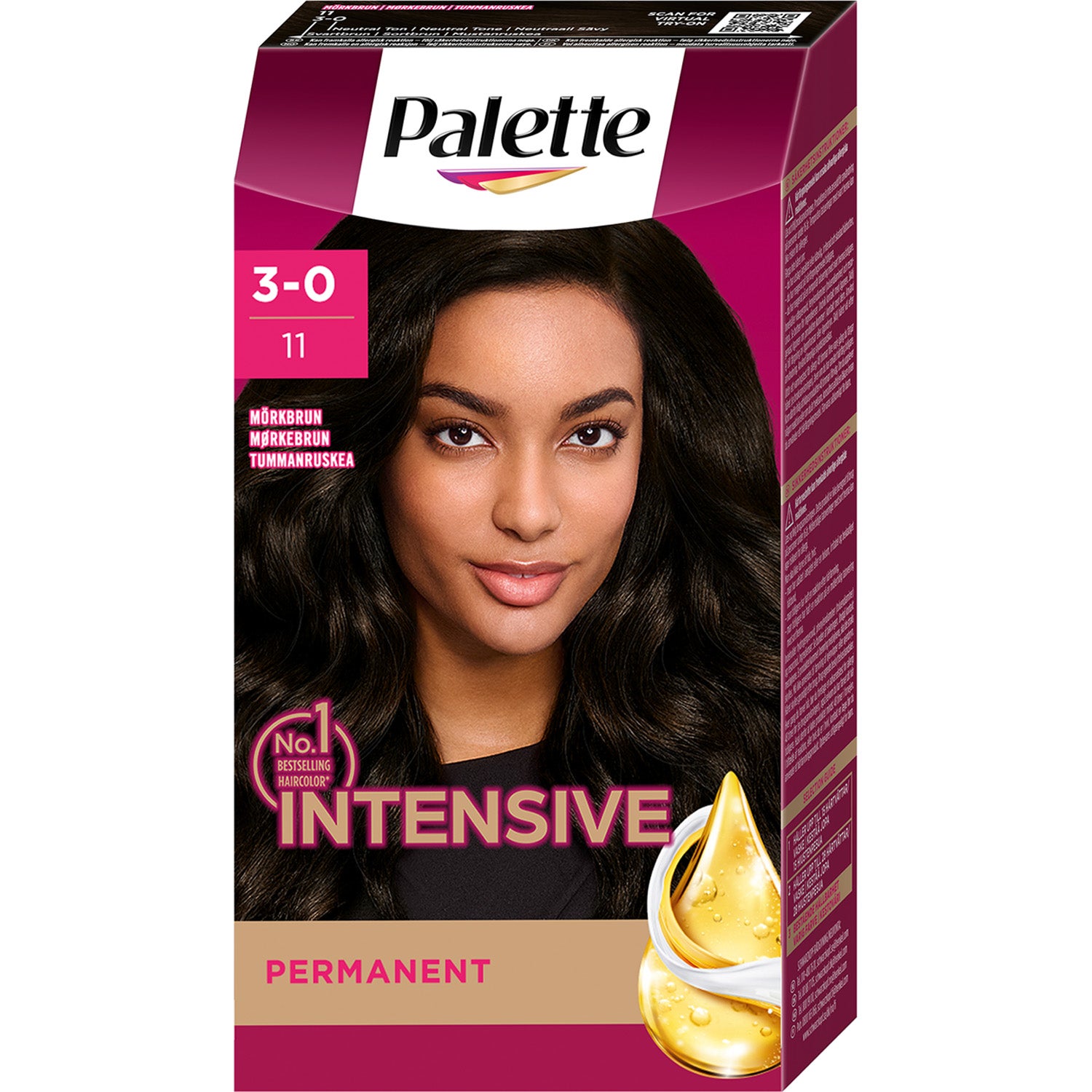 PALETTE Mood 11 Svartbrun - 115 ml