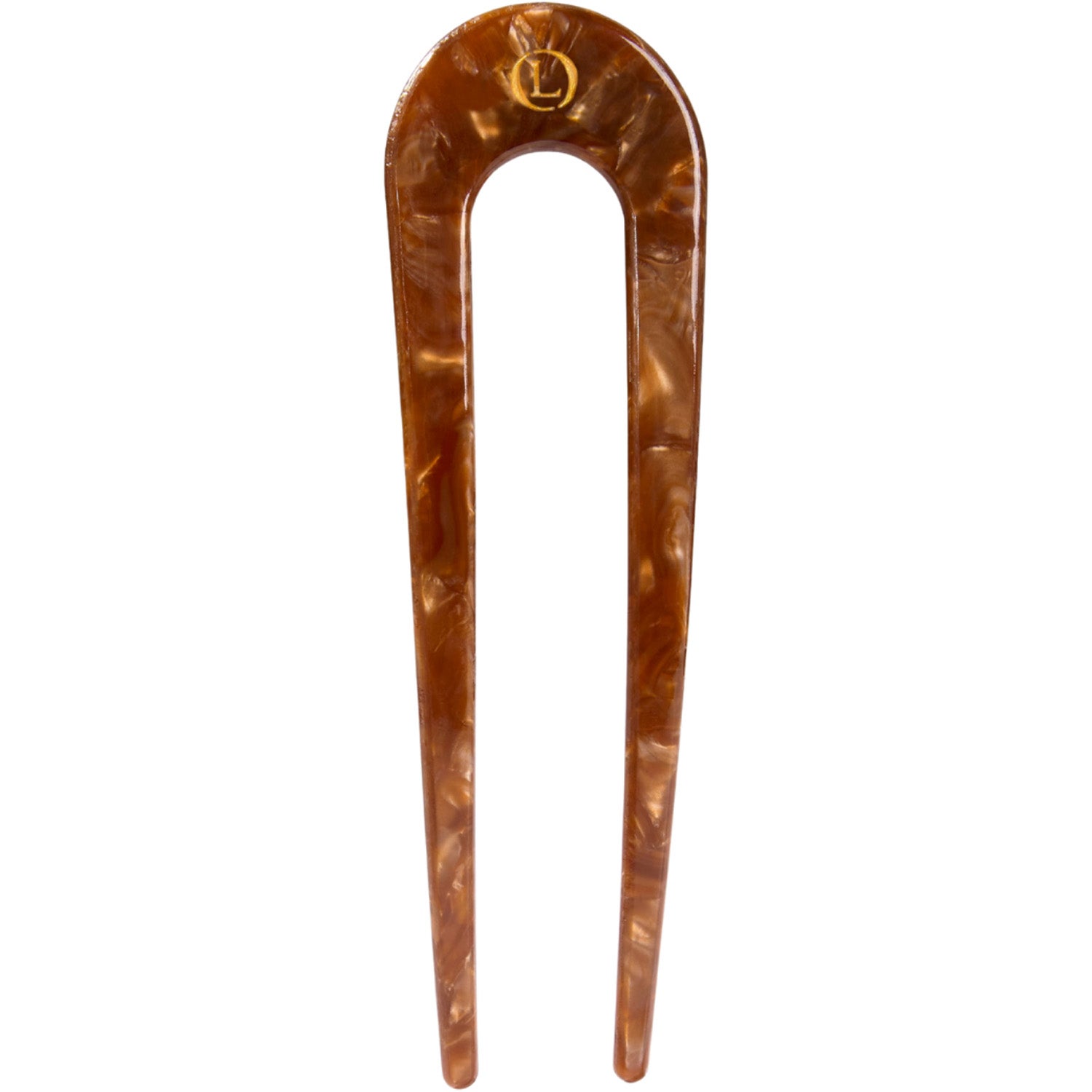 Lenoites Eco-friendly French Hair Pin Cocoa Brown - 1 pcs