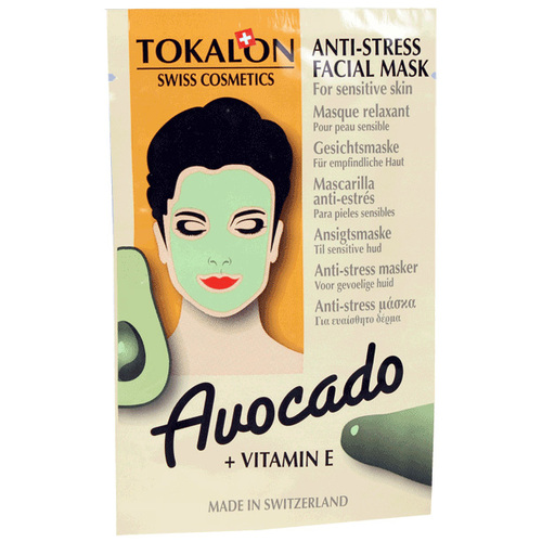 Tokalon Swiss Cosmetics Tokalon Anti-Stress Facial Mask Avocado + Vitamin E