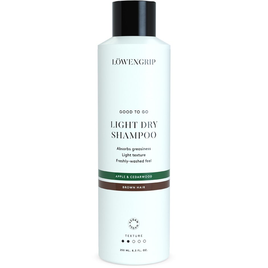 Löwengrip Good To Go Light Dry Shampoo Apple & Cedarwood For Brown Hair - 250 ml