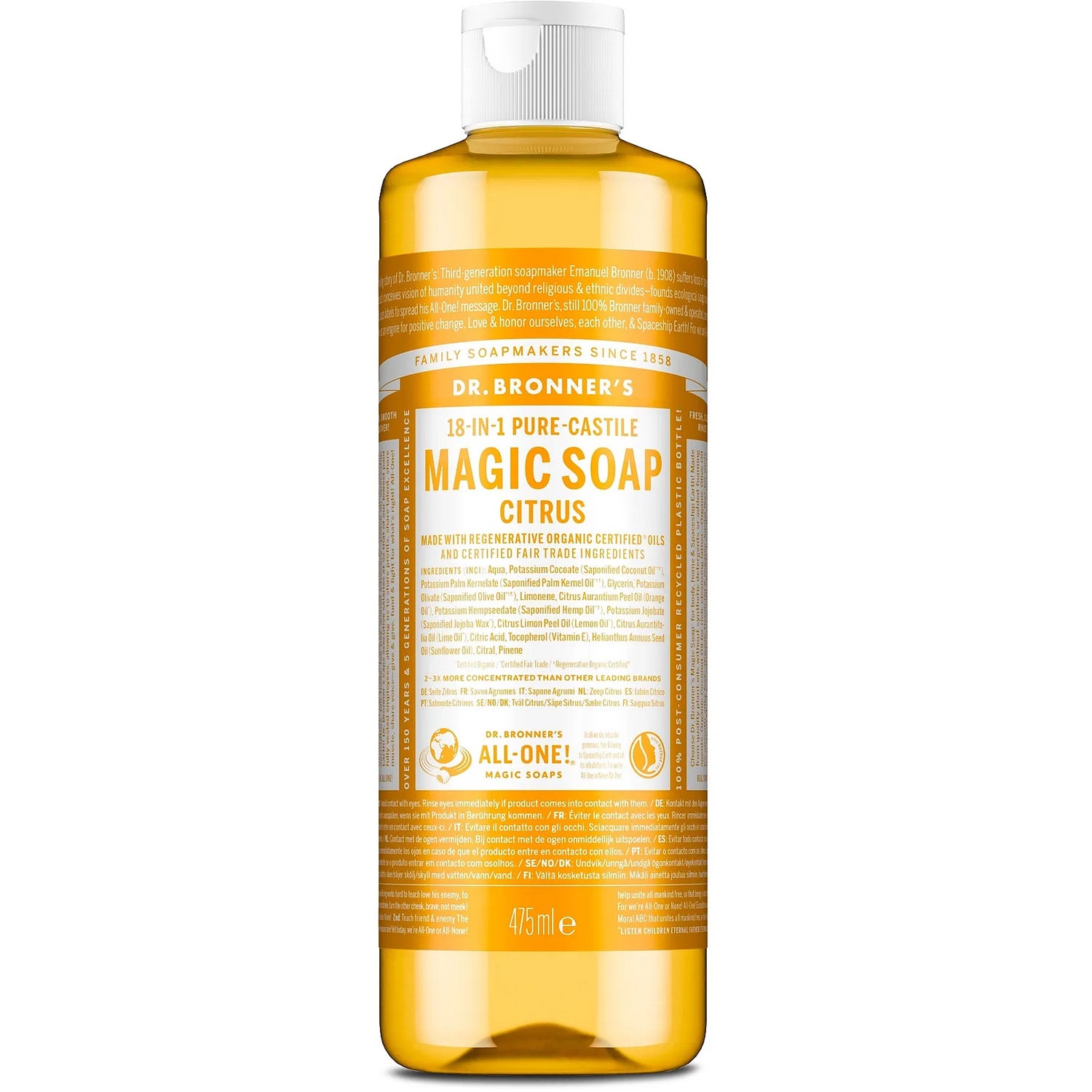 Dr. Bronner's Dr. Bronner's Magic Soaps Citrus 475 ml parfym