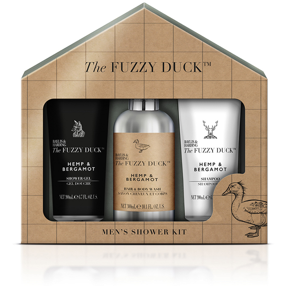 The Fuzzy Duck Men's Hemp & Bergamot, 700 ml Baylis & Harding Hudvårdsset