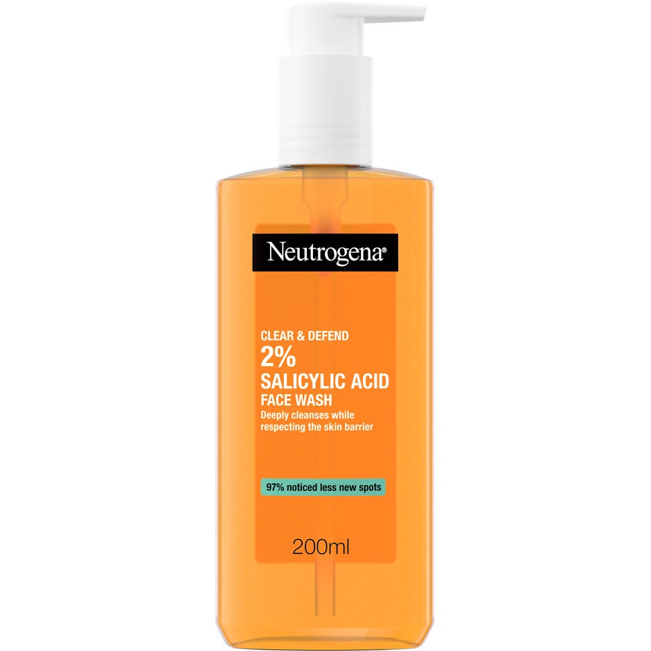 Neutrogena Clear & Defend 2 % Salicylic Acid Face Wash - 200 ml