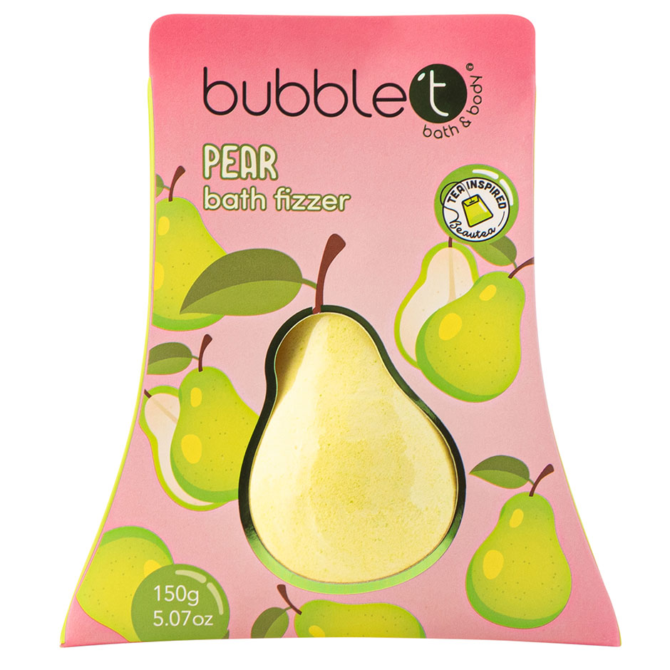 Fruitea Pear Bath Fizzer, 150 g BubbleT Badskum & Badsalt