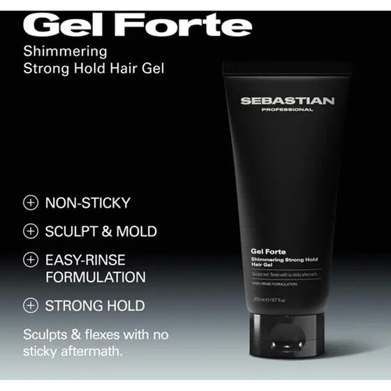 Gel Forte Shimmering Strong Hold Hair Gel