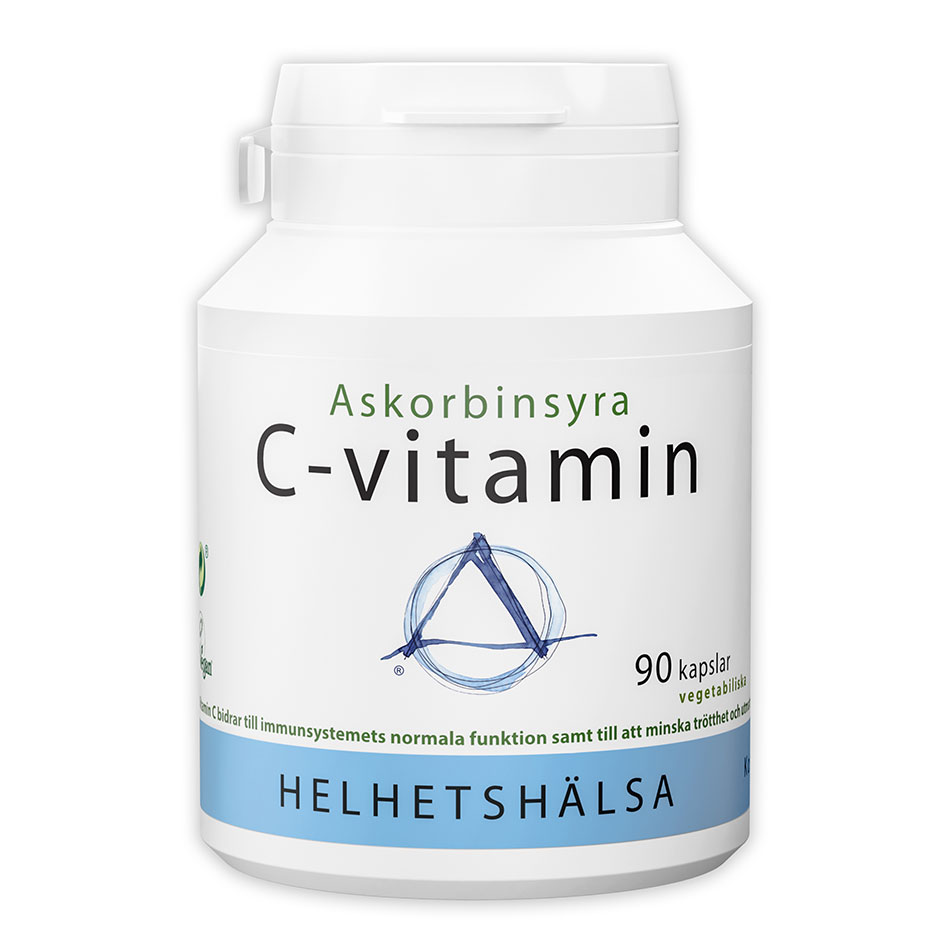 C-vitamin Askorbinsyra 600 mg,  Helhetshälsa Kosttillskott