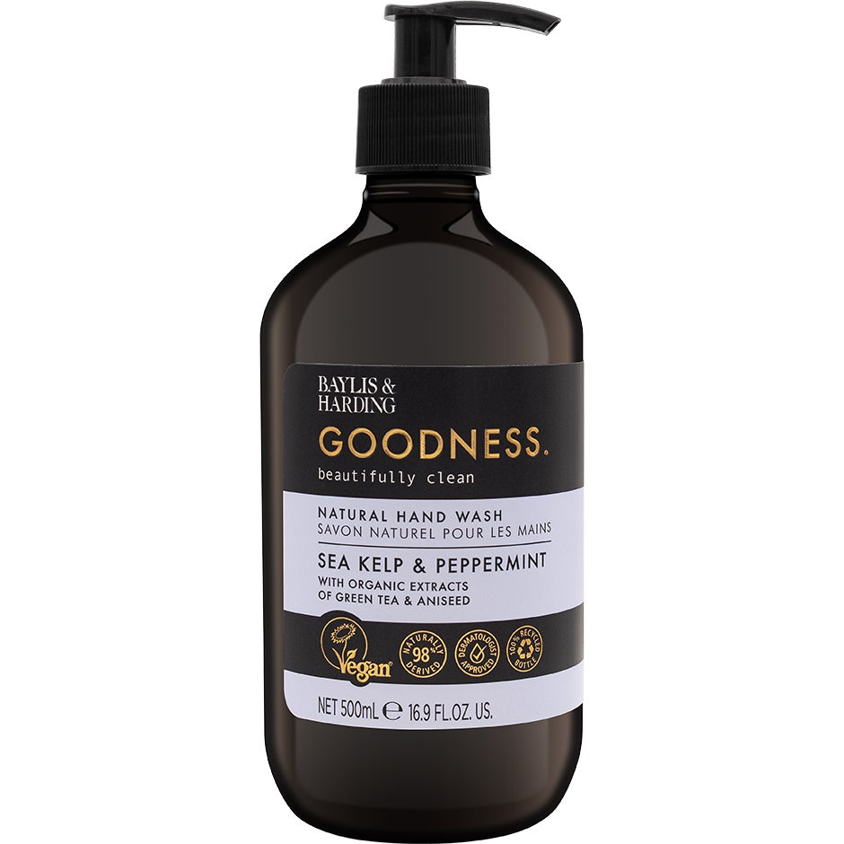 Goodness Sea Kelp & Peppermint Hand Wash, 500 ml Baylis & Harding Handtvål