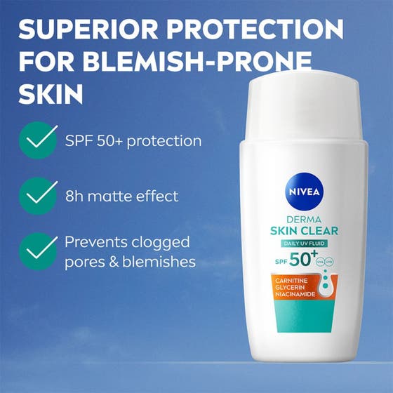 Derma Skin Clear Daily UV Fluid SPF 50+