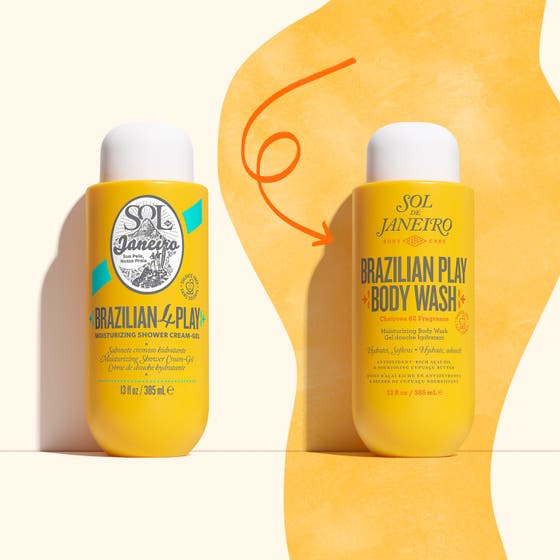 Brazilian 4 Play Moisturizing Shower Cream-Gel