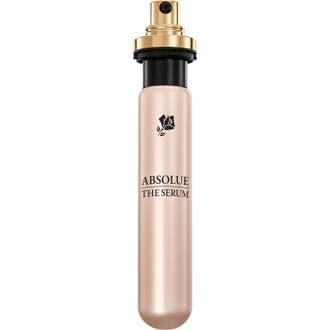 Lancôme Absolue The Serum 30 ml anti age lyxserum i guldfärgad glasflaska med tillhörande refill.