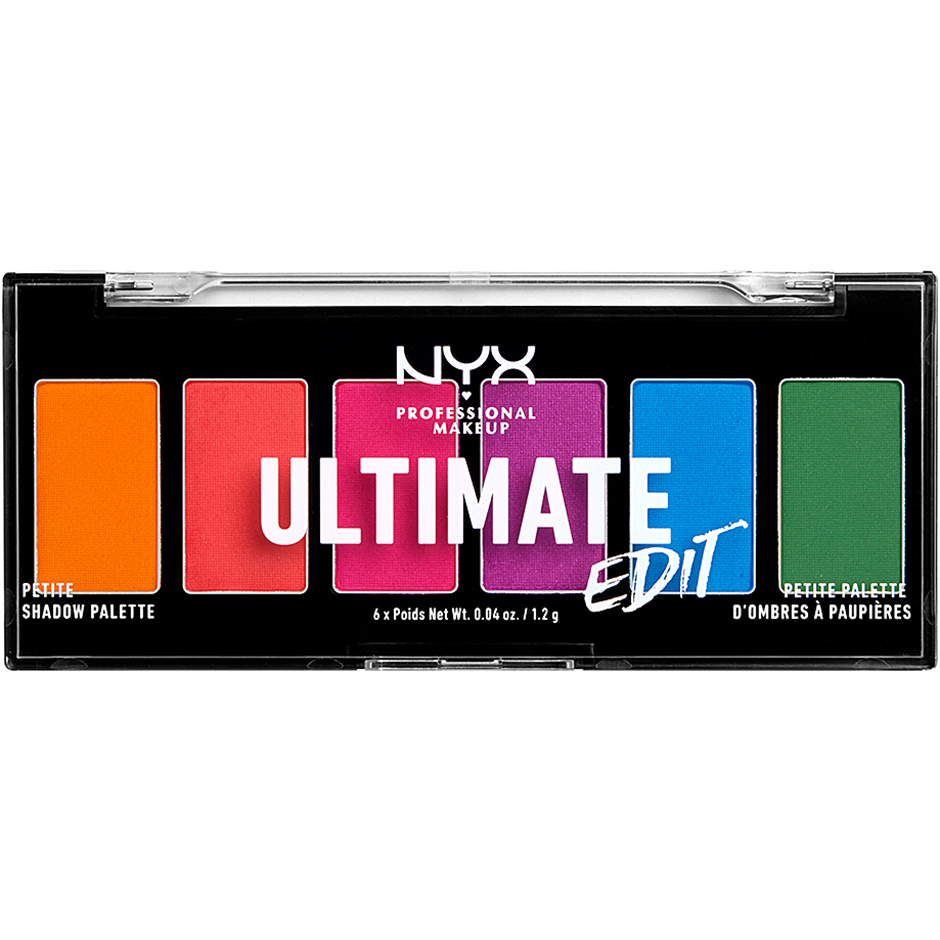 Ultimate Shadow Palette Petit Edition, Brights NYX Professional Makeup Ögonpaletter